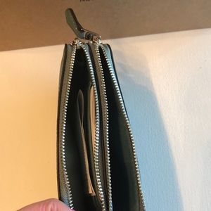 Coach Bags - Coach leather wristlet with double pouch’s. Blue Coach Bags - Coach leather wristlet with double pouch’s. Blue
